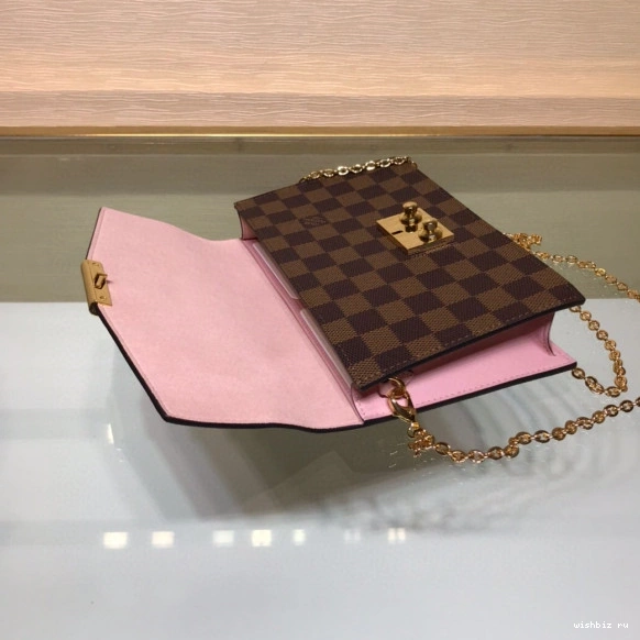 WIS WALLET CROISETTE VUITTON LOUIS CHAIN 0129
